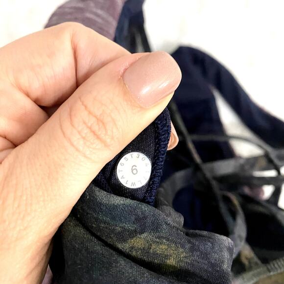 Lululemon Free To Be Serene Tank Heathered Black Cherry Radiant Multi 6 - Picture 7 of 9